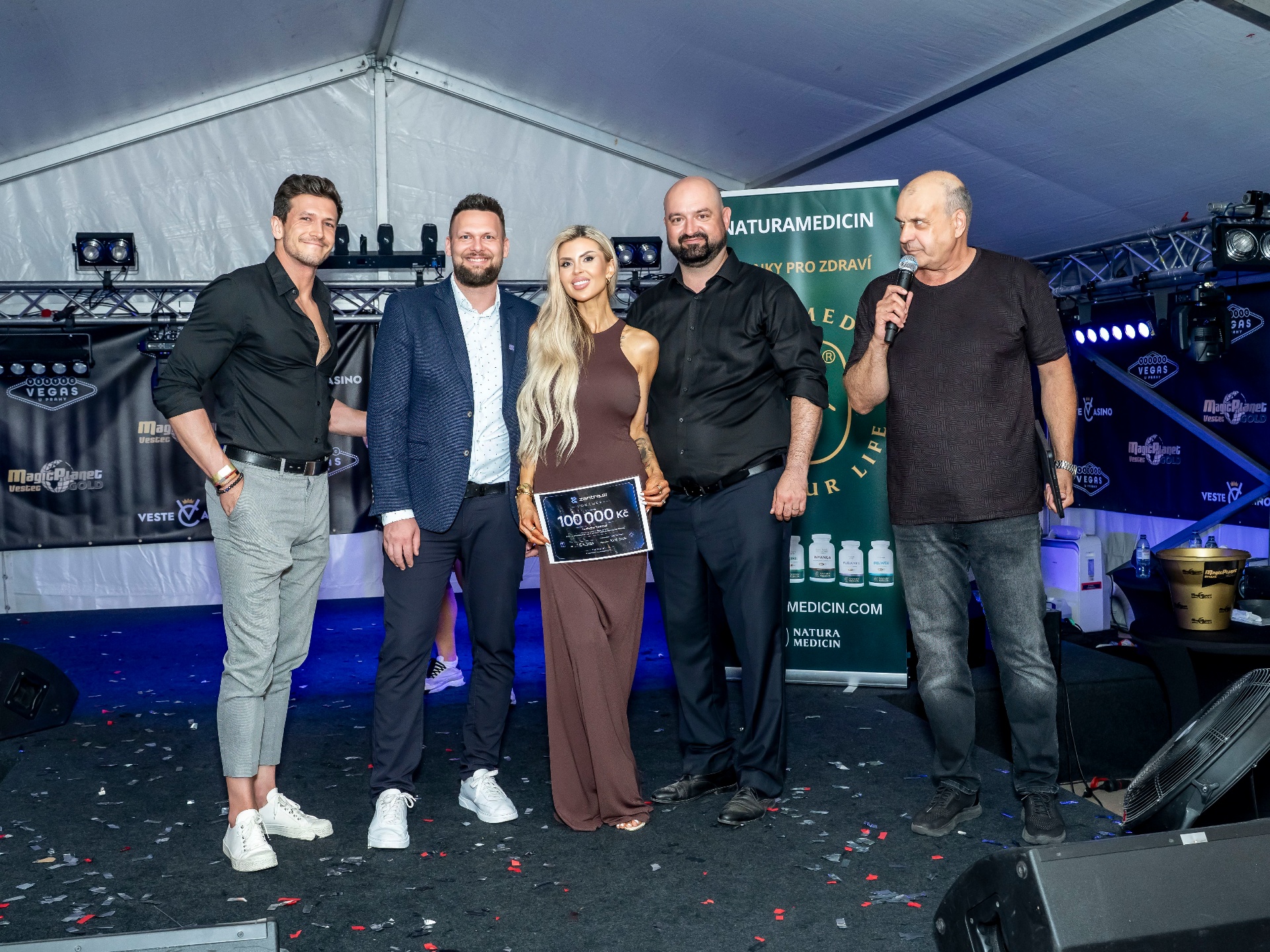 Předání voucheru Zantra.ai v hodnotě 100 000 Kč